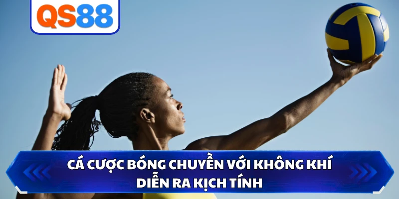 Cá cược bóng chuyền với không khí diễn ra kịch tính